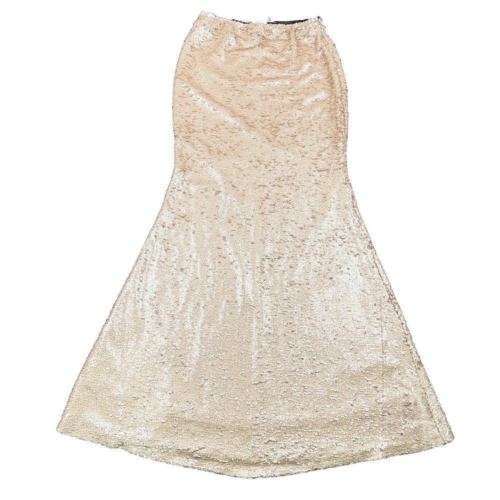 Long Champagne Sequin Formal Skirt Women S Mermaid Lucy Paris Prom Homecoming